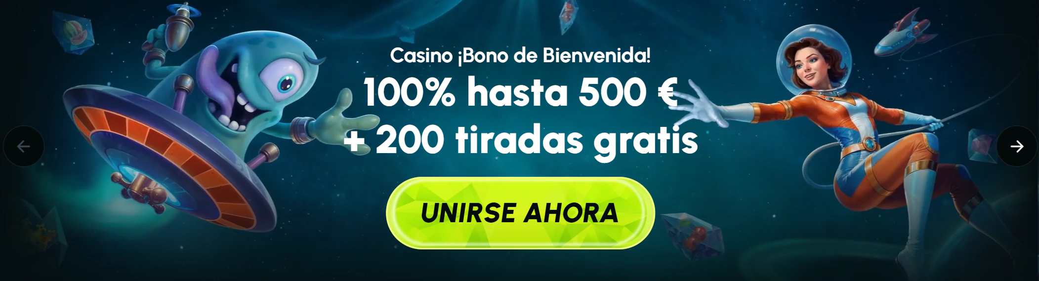 Bono de bienvenida de Slotexo
