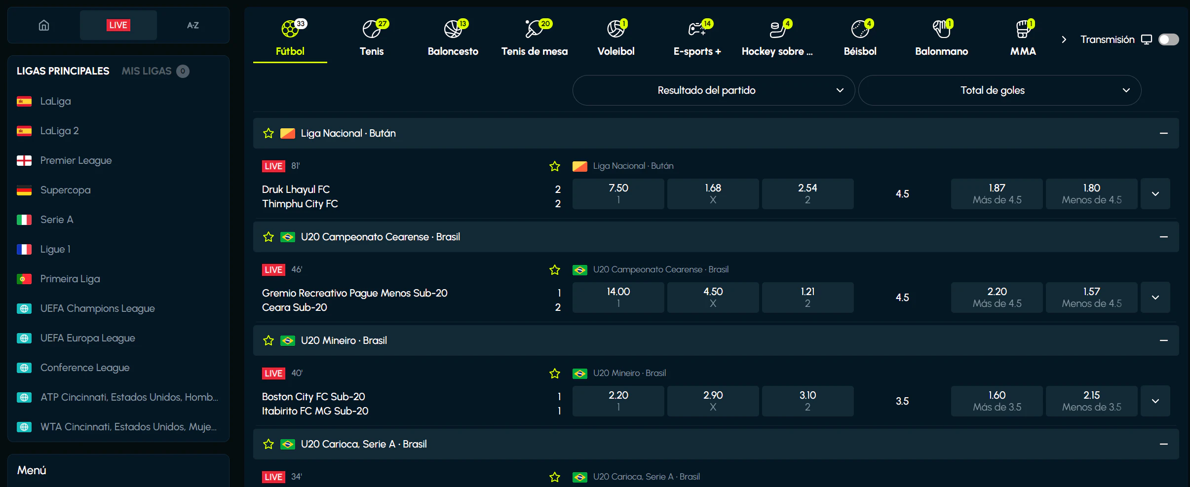 Slotexo: apuestas deportivas y deportes virtuales